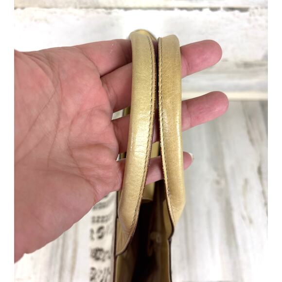 Pibra Women’s White Cutout Horsehair Italian Leather Handle Bag Boho Purse Rare - Picture 10 of 12